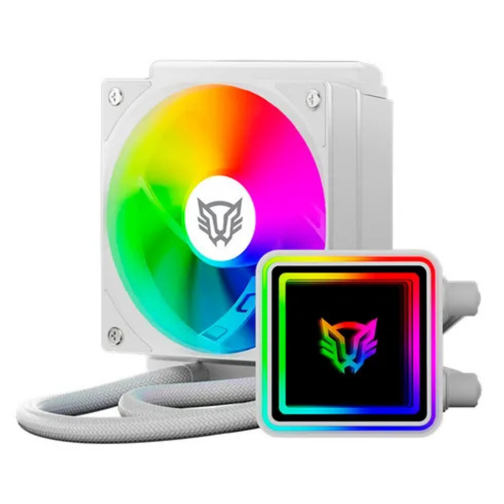 Enfriamiento Líquido Balam Rush CRYO PRISM 120 ICE, 1x 120mm, hasta 2550RPM, Blanco