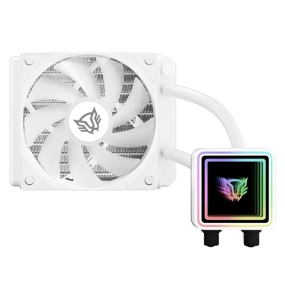 Enfriamiento Líquido Balam Rush CRYO PRISM 120 ICE, 1x 120mm, hasta 2550RPM, Blanco