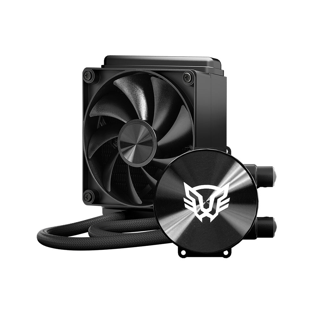 Enfriamiento Líquido Balam Rush Cryo Allblack 120mm, 1x 120mm, hasta 1800RPM, Negro