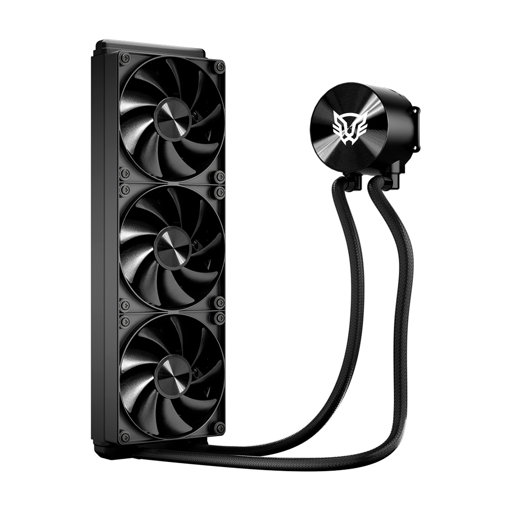 Enfriamiento Líquido Balam Rush Cryo Allblack, 3x 120mm, hasta 1800RPM, Negro