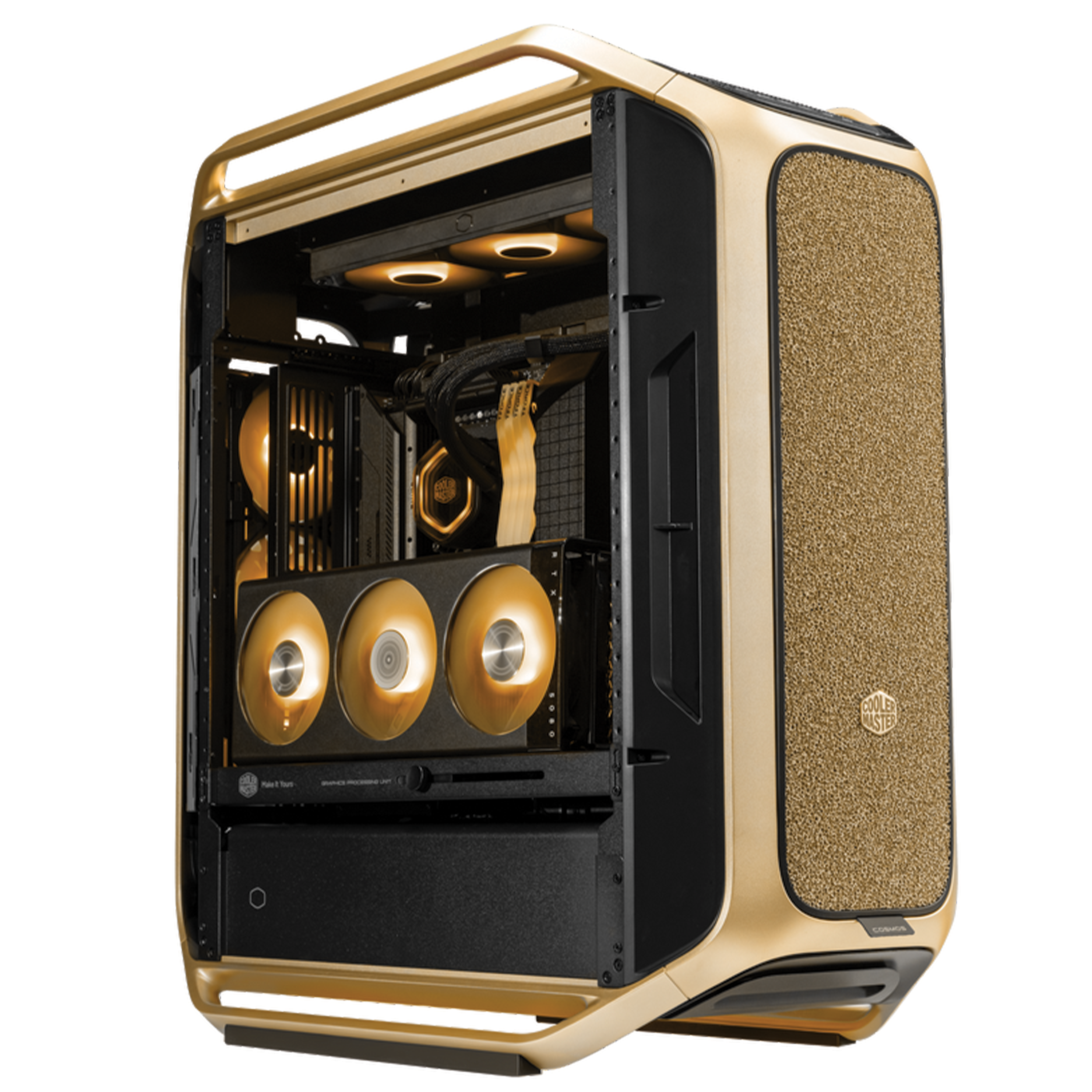 Gabinete Cooler Master Cosmos Alpha Gold