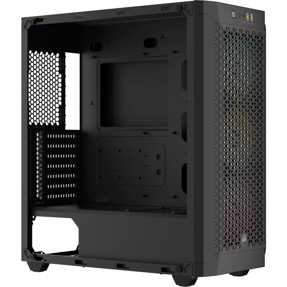 Gabinete Corsair 480T Rgb Airflow, Negro, Cristal Templado, Med-Torre