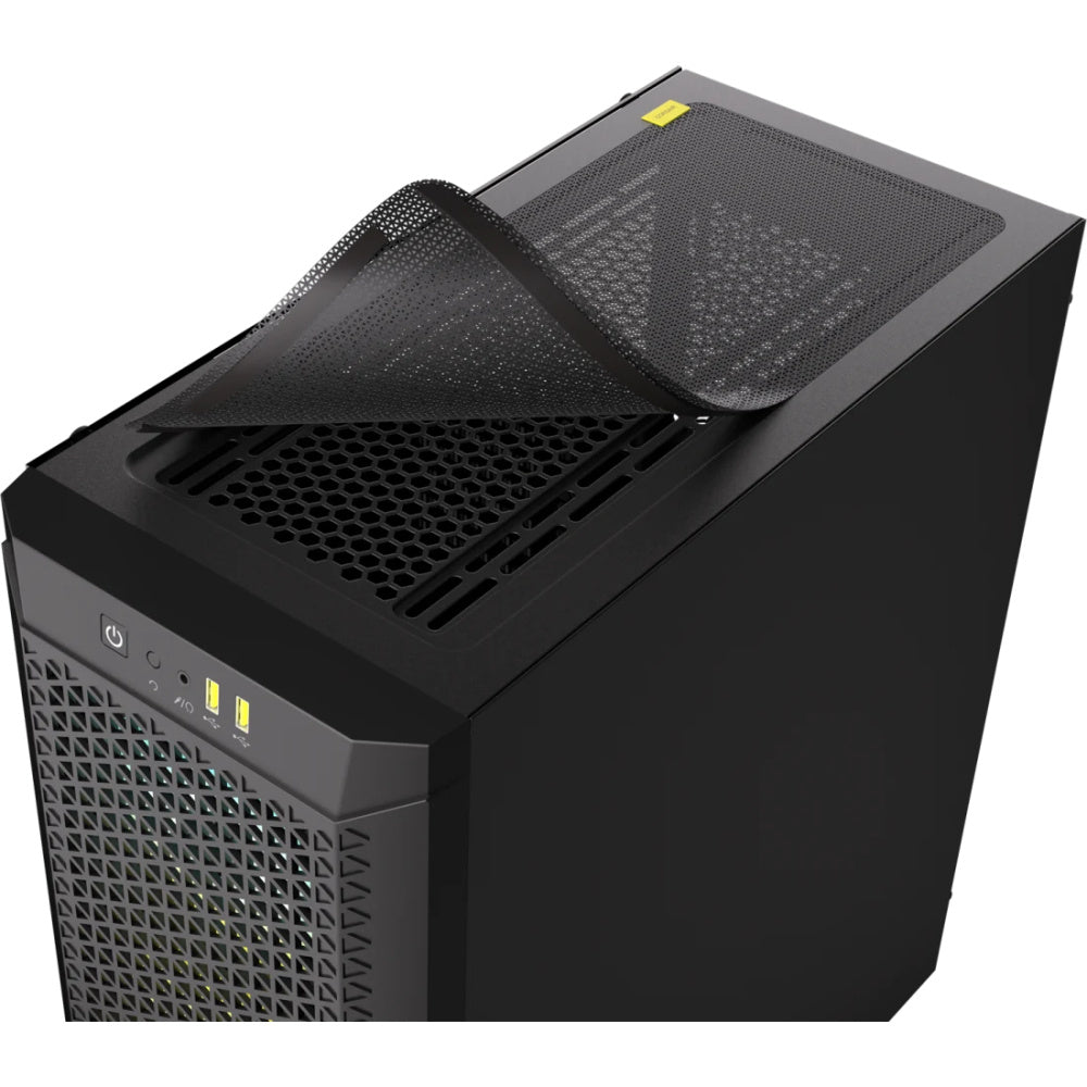 Gabinete Corsair 480T Rgb Airflow, Negro, Cristal Templado, Med-Torre