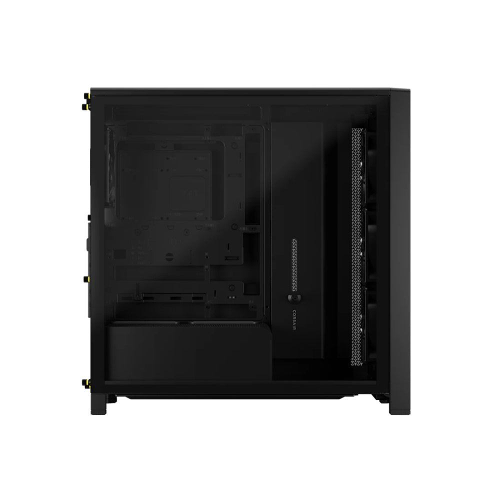 Gabinete Corsair Frame 4000D Wood Rs Negro Nogal Semi Torre Modular