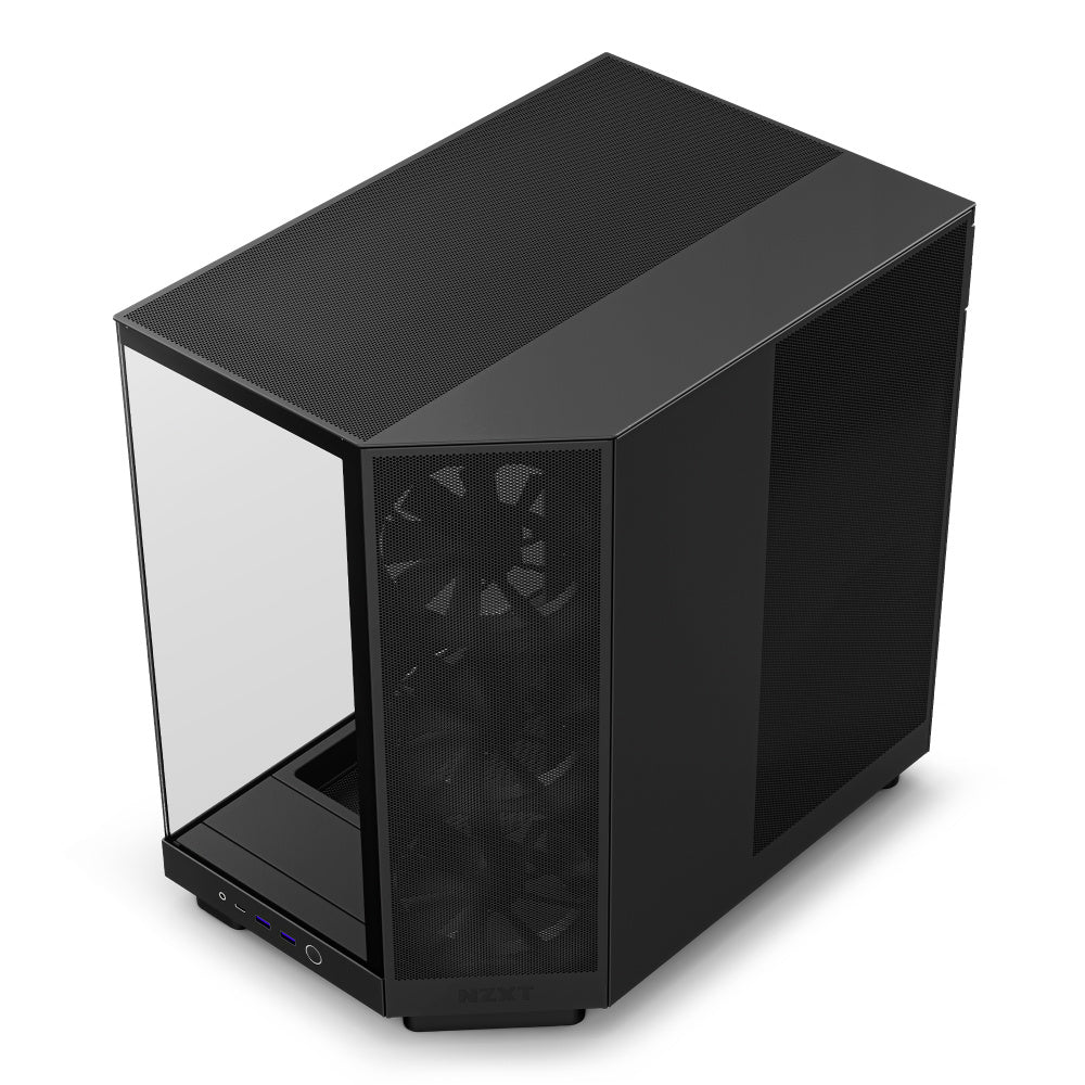 Gabinete NZXT H6 Flow Edition Compact Dual-Chamber, ATX, Negro