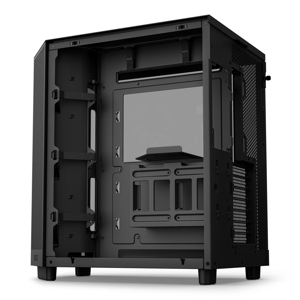 Gabinete NZXT H6 Flow Edition Compact Dual-Chamber, ATX, Negro