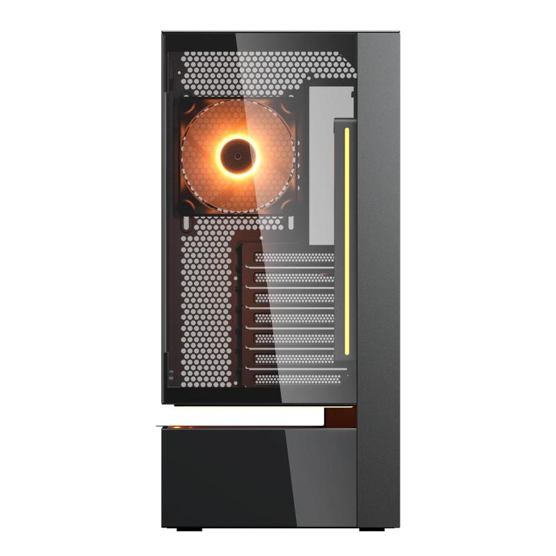 Gabinete Cougar Cfv235 Vision, Mid Tower Negro.