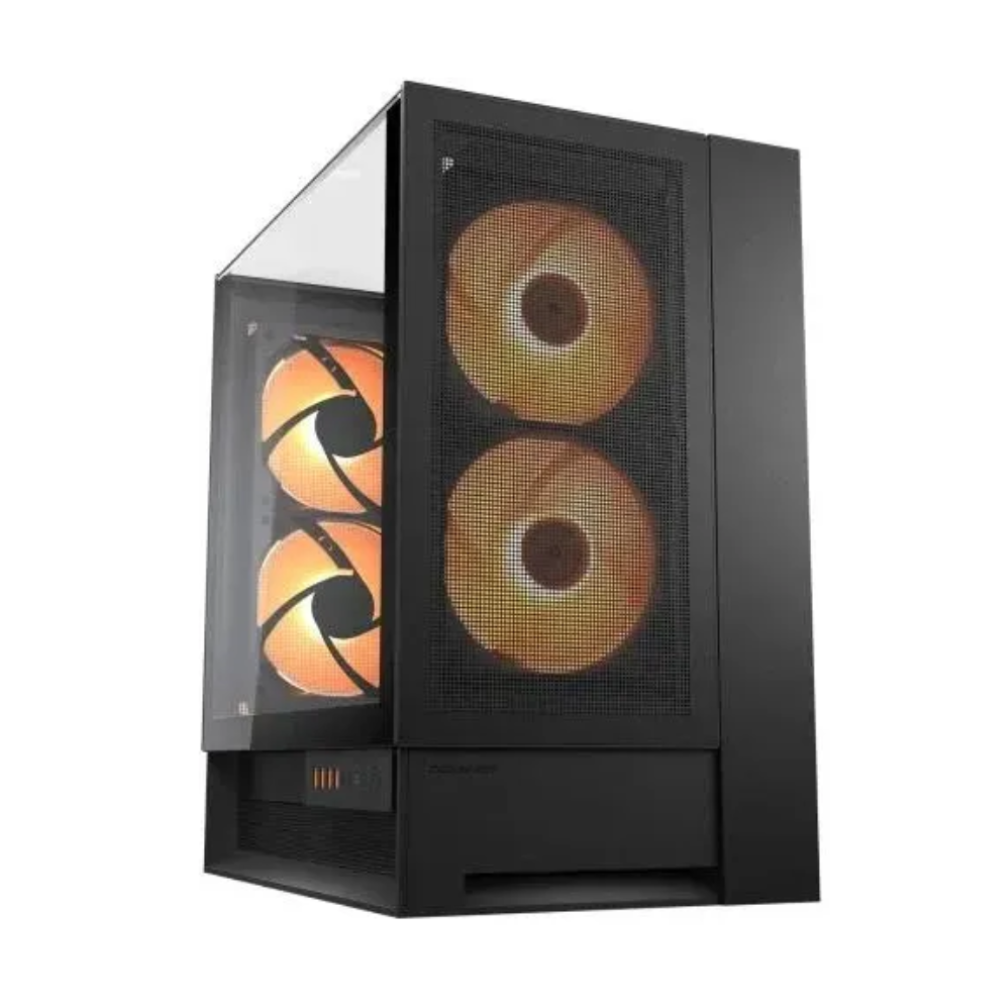 Gabinete Cougar Omnyx, ATX, Micro-ATX y Mini-ITX, Negro.