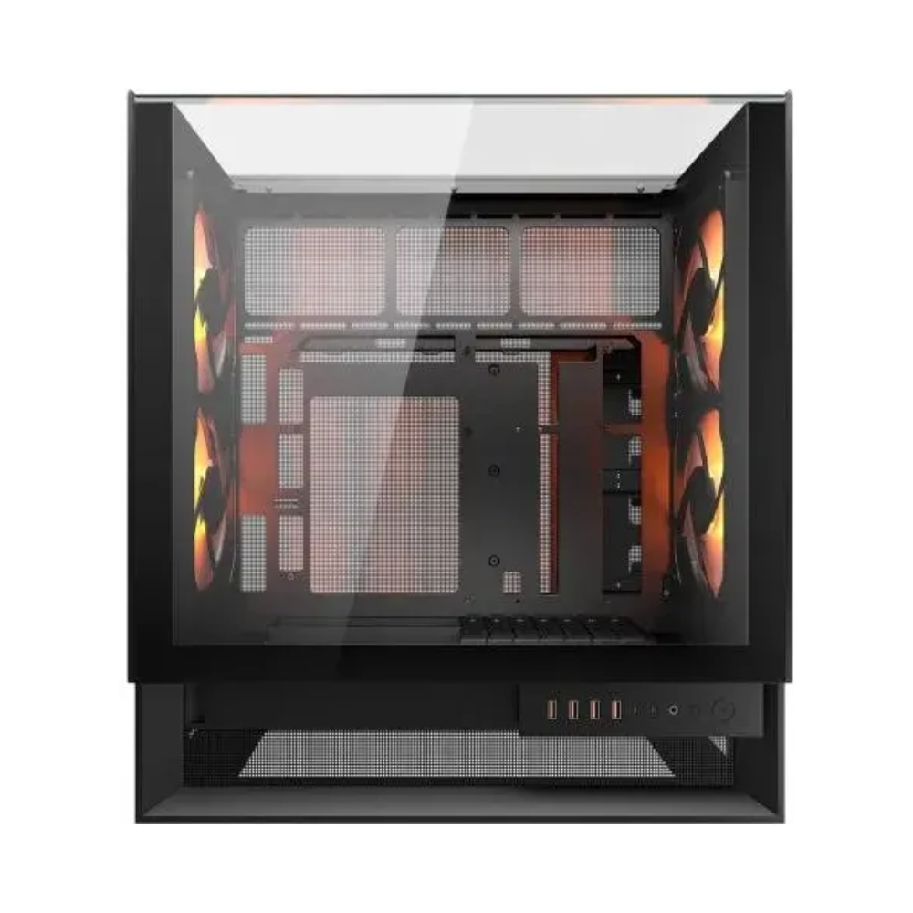 Gabinete Cougar Omnyx, ATX, Micro-ATX y Mini-ITX, Negro.