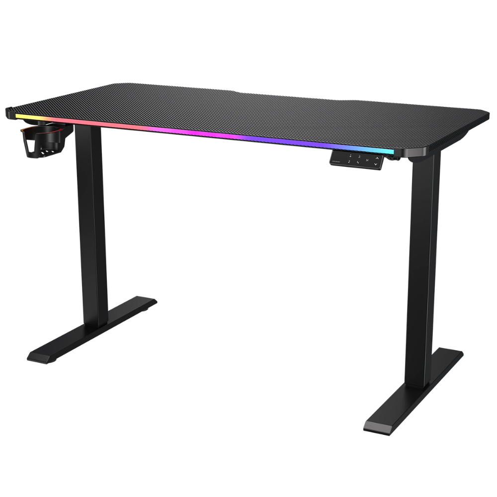 Escritorio Cougar Electric Gamer Ergonómico E-Ares 120, Eléctrico y Ajustable con RGB.