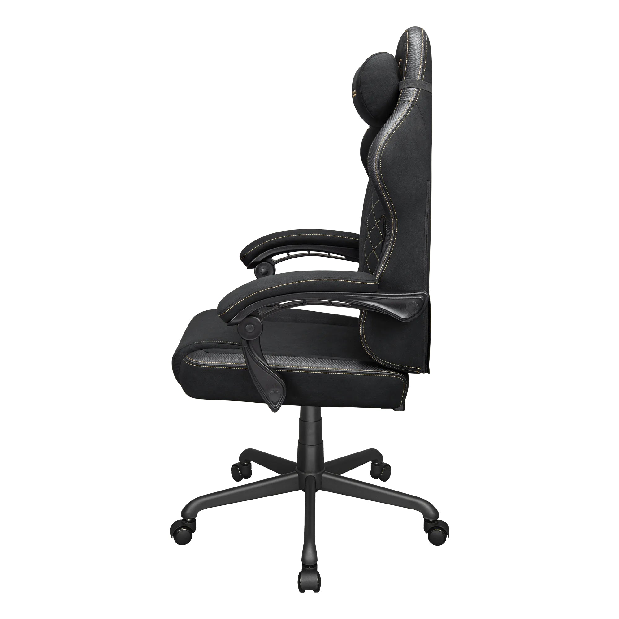 Silla Cougar Gamer Ergonómica Fusion Ex Gold F, Ergonomica, hasta 120Kg., Negro-Oro.