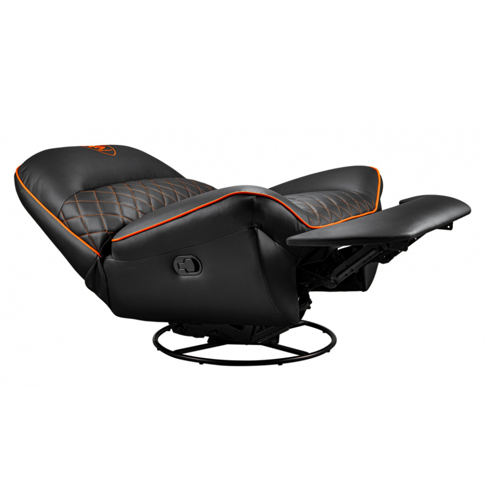 Sofa Cougar Gamer CGR-OVL-ORB, hasta 150Kg, Negro/Naranja