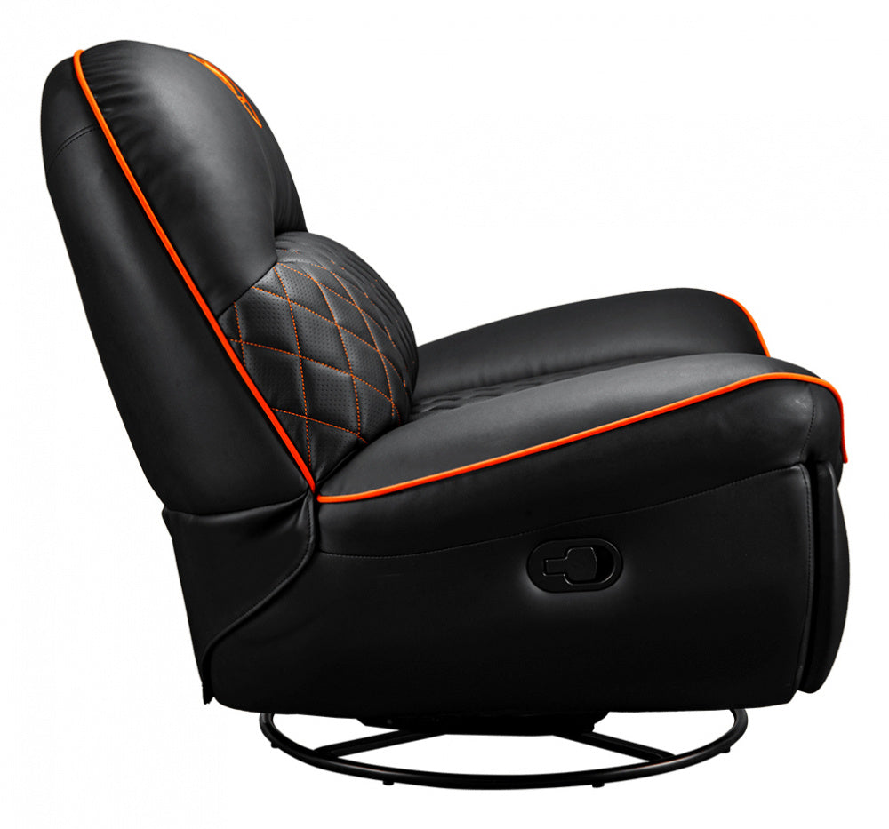 Sofa Cougar Gamer CGR-OVL-ORB, hasta 150Kg, Negro/Naranja