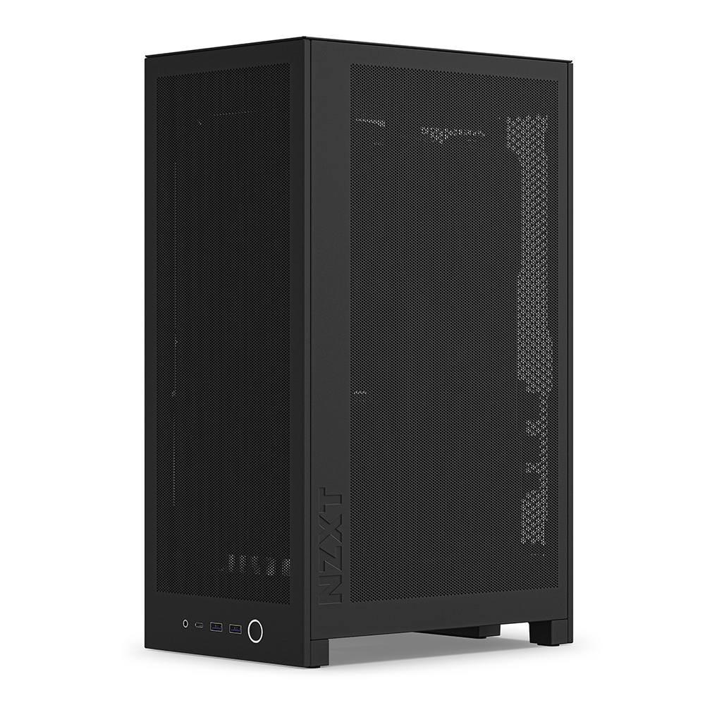 Gabinete NZXT H2 Flow 2026, Mini ITX, Cristal Templado, Negro