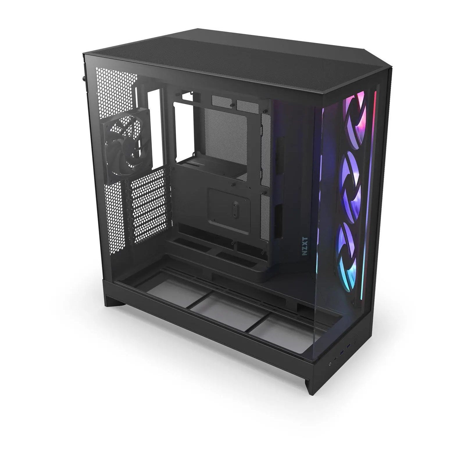 Gabinete NZXT H9 Flow RGB - E-ATX - Negro