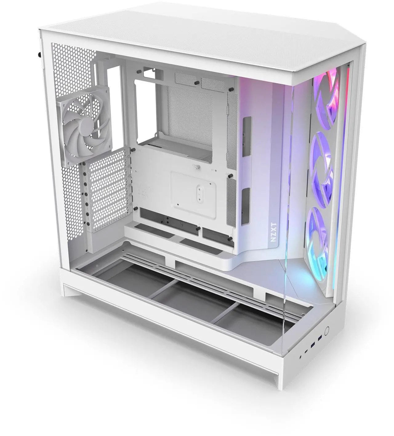 Gabinete NZXT H9 Flow RGB - ATX - Blanco