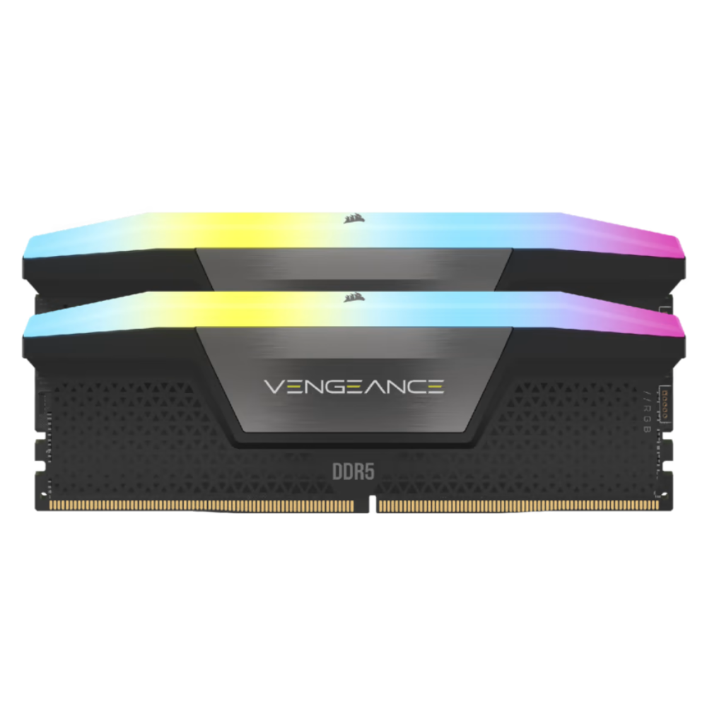 Kit de Memoria RAM Corsair VENGEANCE, 48GB (2x24GB), RGB, DDR5, 5200MHz, CL38