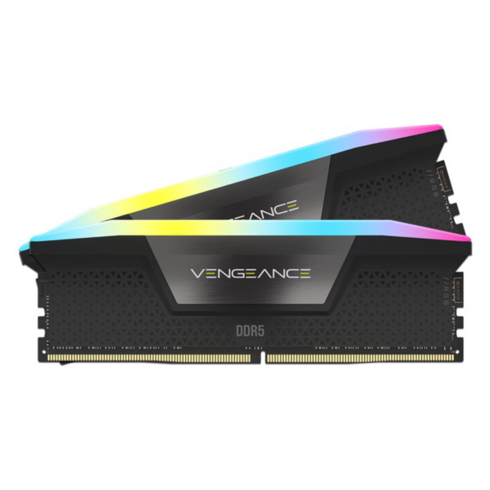 Kit de Memoria RAM Corsair Vengeance, 48GB (2x24GB), RGB, DDR5, 6000MHz, CL36