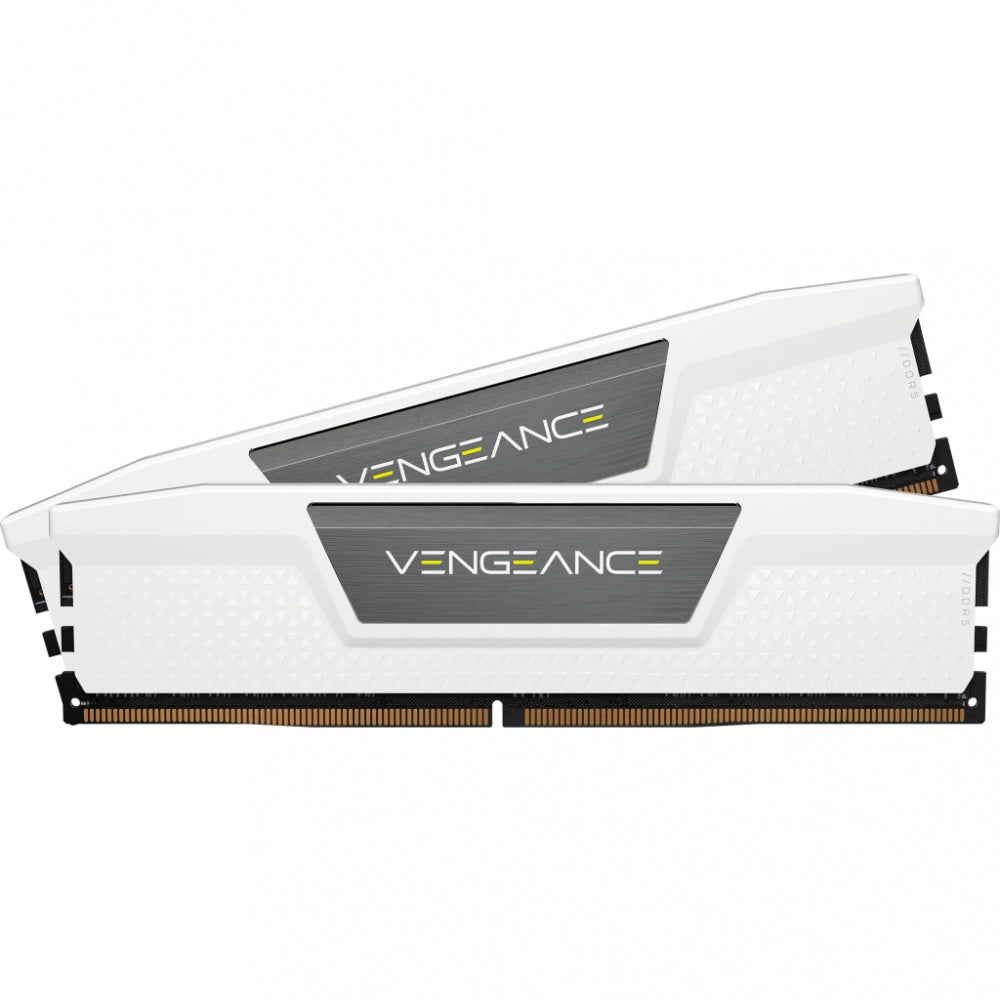 Memoria RAM DDR5 Corsair Vengeance 32GB(2X16GB), 6000MHz, Blanco, CL36-96.