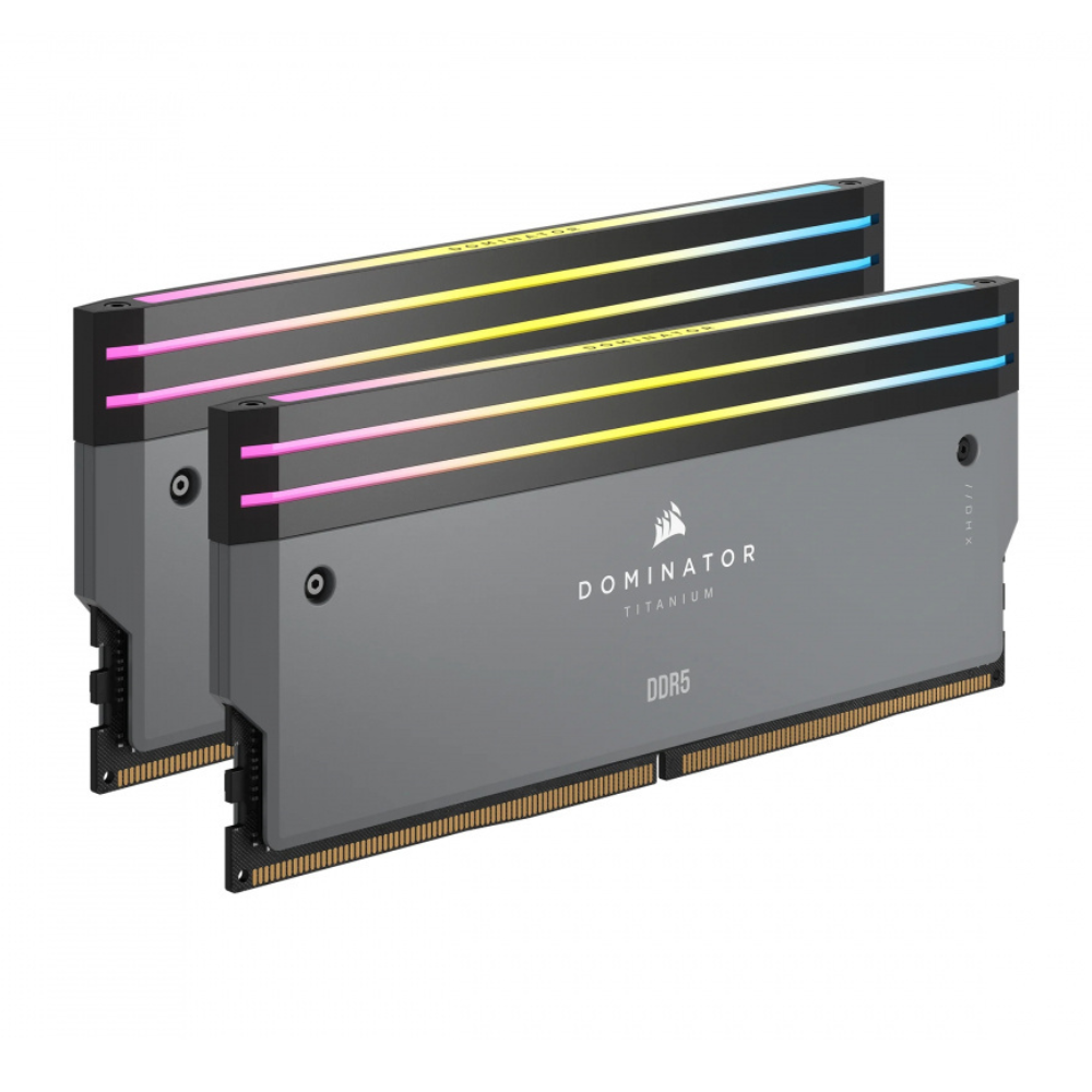 Memoria RAM DDR5 Corsair Dominator Titanium 64GB(2x32GB), 6000MHz, CL30.