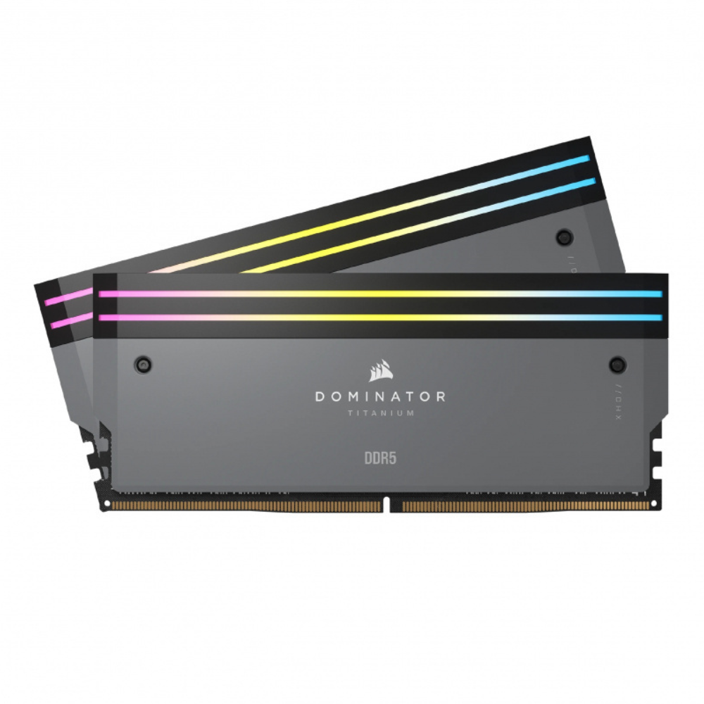 Memoria RAM DDR5 Corsair Dominator Titanium 64GB(2x32GB), 6000MHz, CL30.