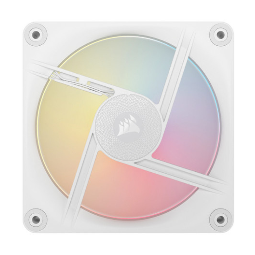 Kit de tres Ventiladores Corsair Icue Link Lx120, Rgb, 120Mm, Magnetico, Blanco