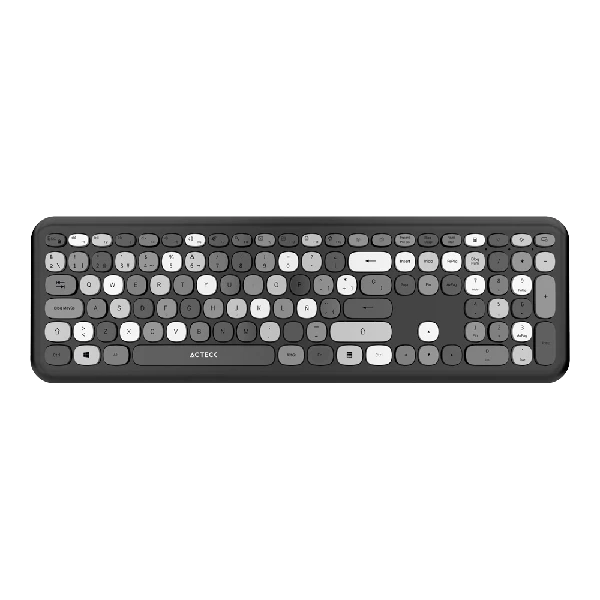 Kit de Teclado y Mouse Acteck Creator Chic Colors MK475 Inalambrico USB - Negro