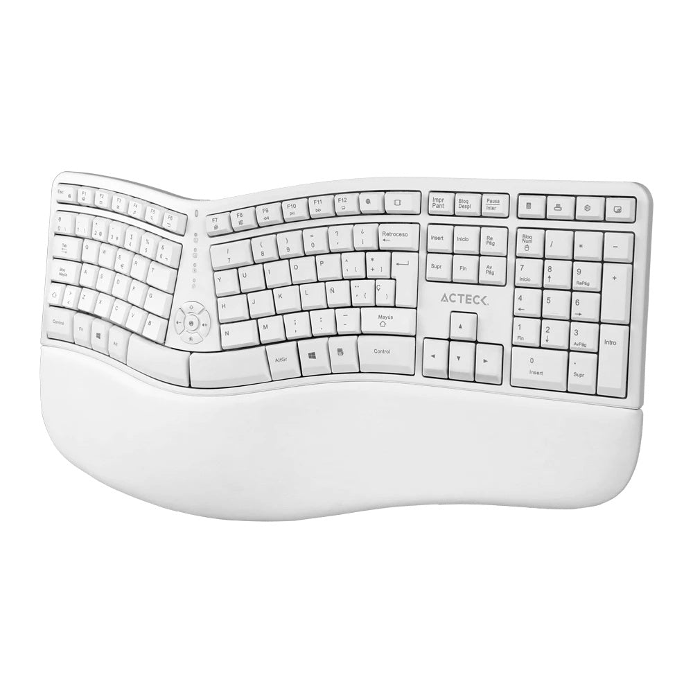 Kit de Teclado y Mouse Acteck Creator Virtuos Fitt MK770 Inalambrico RF - Blanco