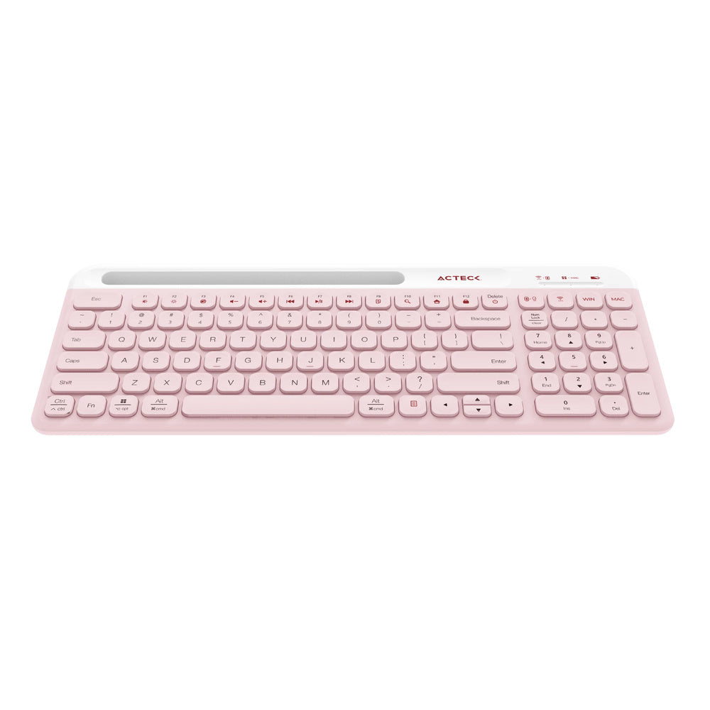 Kit de Teclado y Mouse Acteck Creator Virtuos Silk MK720 Inalambrico Bluetooth - Rosa