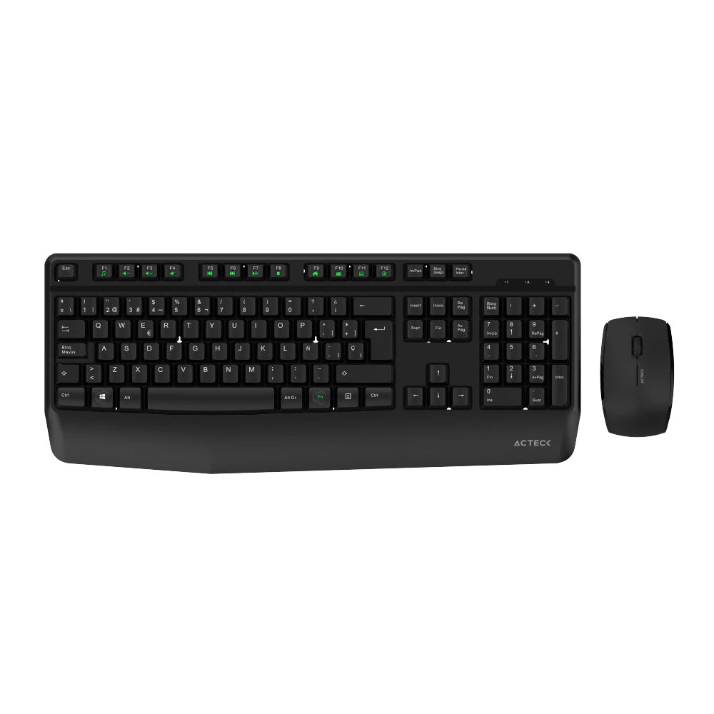 Kit de Teclado y Mouse Acteck Creator Plus MK465 Inalambrico USB - Negro