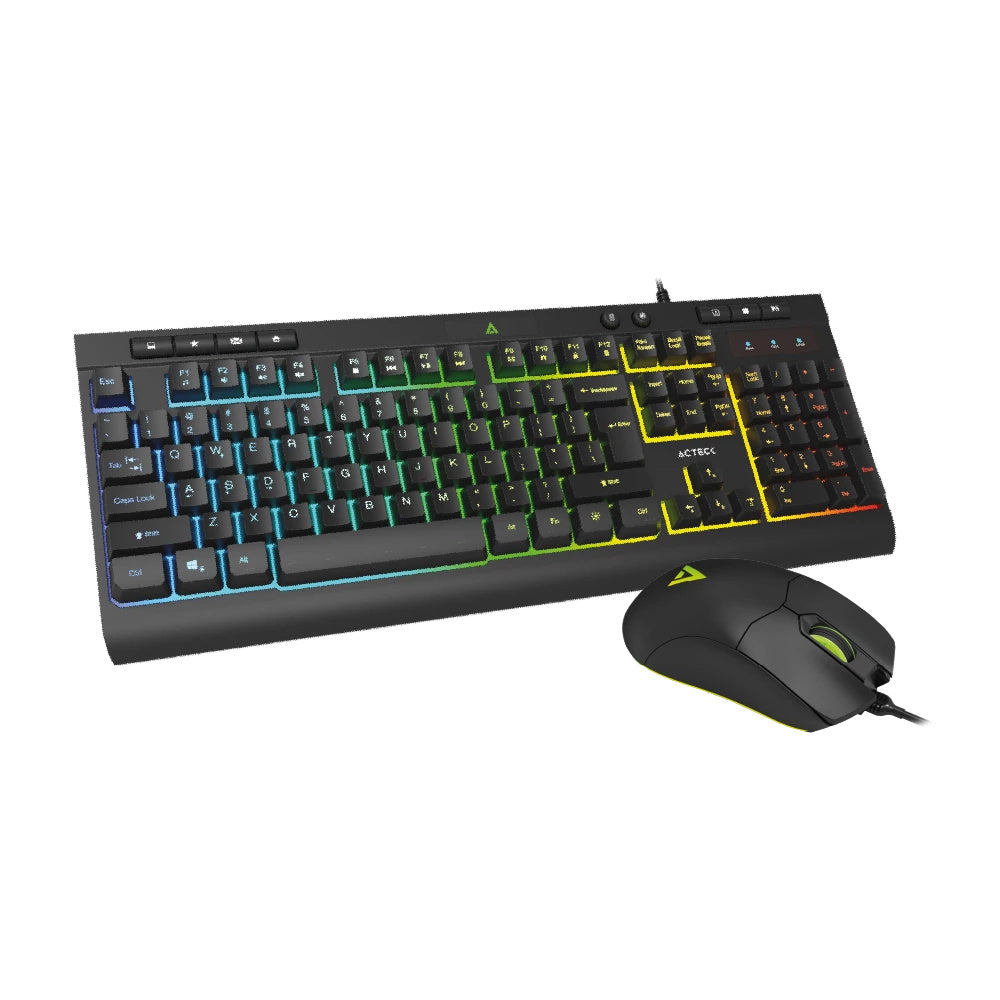 Kit de Teclado y Mouse Acteck Creator Aurean Pro MK477G Alambrico USB - Negro