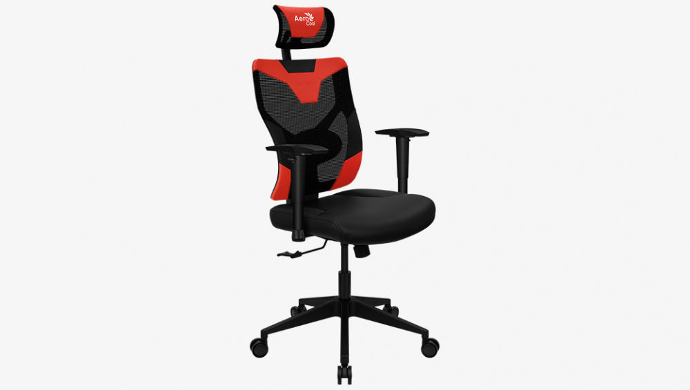 Silla Aerocool Gamer Guardian Champion - Negro/Rojo