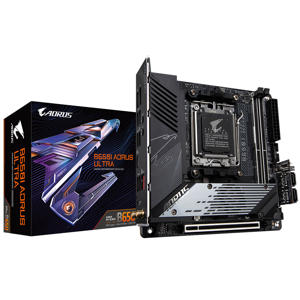 Tarjeta Madre AORUS B650I AORUS ULTRA - AM5 - DDR5 - Mini ITX