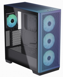 Gabinete APNX C1 CHROMA FLAIR - ATX - Purpura