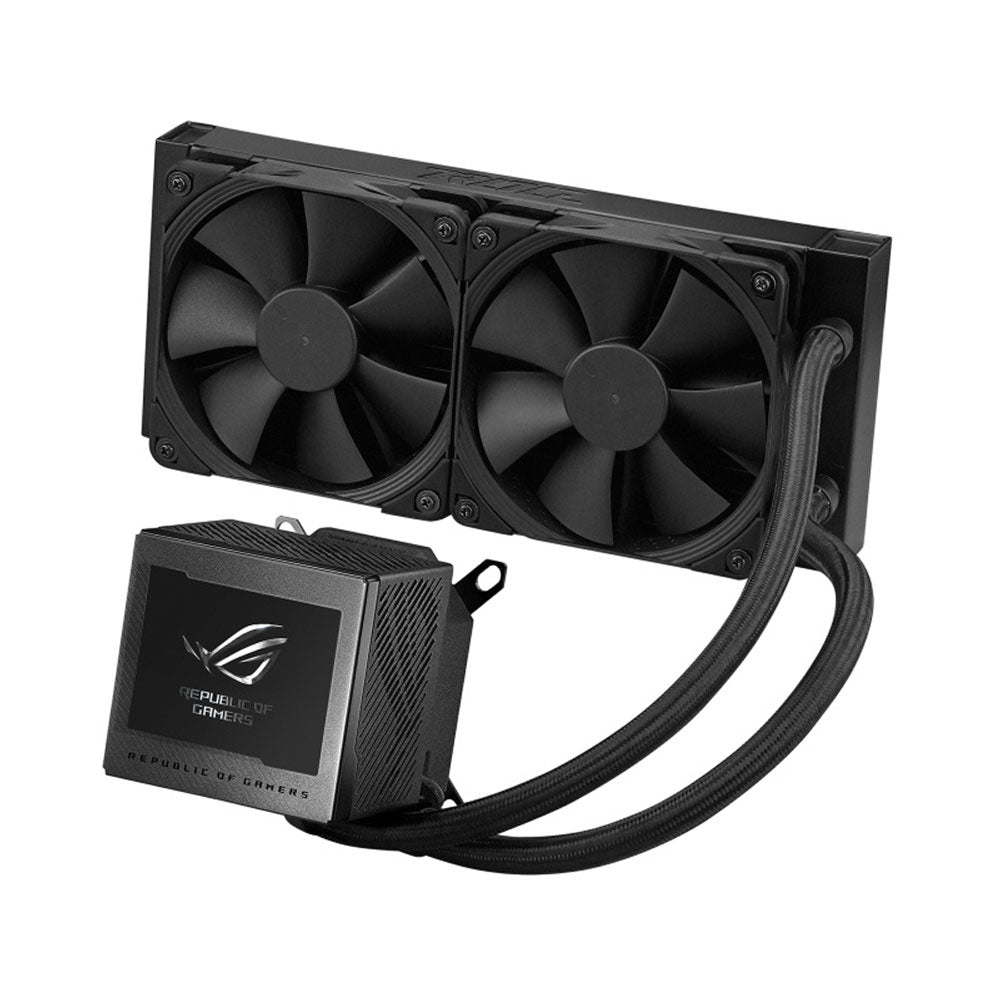 Enfriamiento Liquido AIO ASUS ROG RYUJIN III 240, 2x 120mm, 450 - 2000RPM, LCD