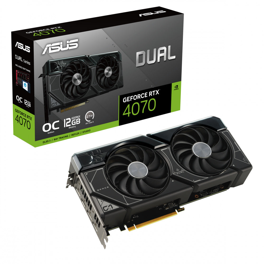 Tarjeta de Video ASUS Dual GeForce RTX 4070 OC, 12GB