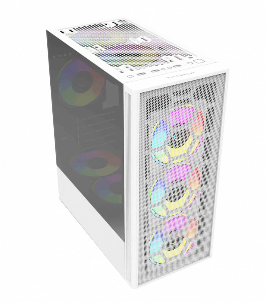 Gabinete Balam Rush DragonFly II Mesh GM740 - ATX - Blanco