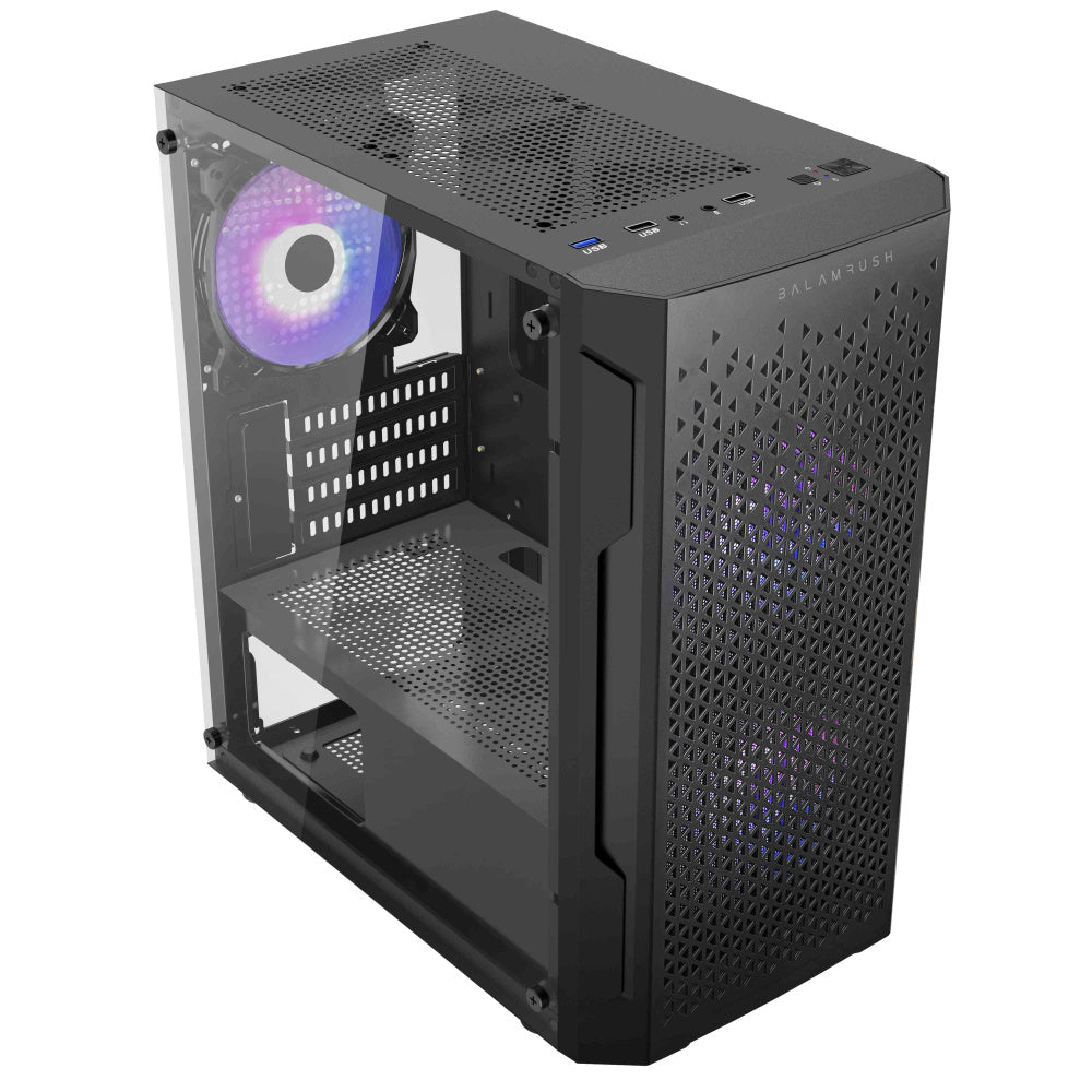 Gabinete Balam Rush Artic GI725 - Micro-ATX - Negro