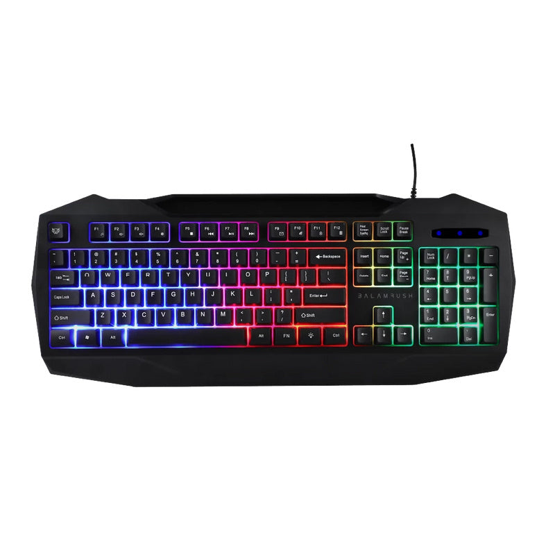 Kit Gamer de Teclado y Mouse Balam Rush SQUAD MASTER KTM333 Alambrico USB - Negro