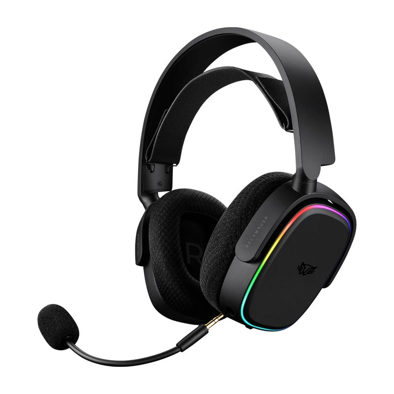 Diadema Balam Rush AEON HS999 RGB, Alámbrico, USB, Negro