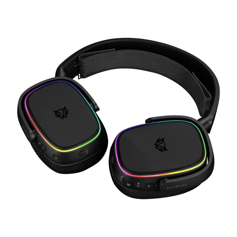 Diadema Balam Rush AEON HS999 RGB, Alámbrico, USB, Negro