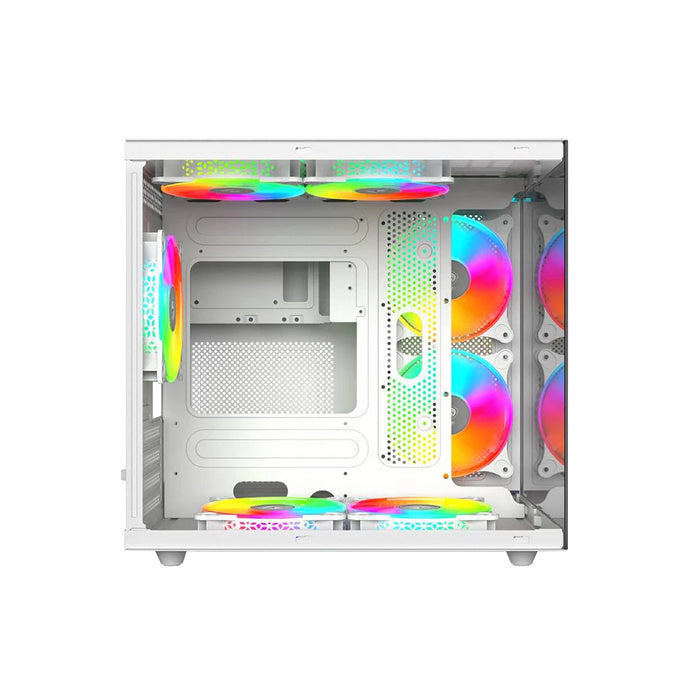 Gabinete Balam Rush Tank Pro Evo GM955 Blanco - Micro ATX