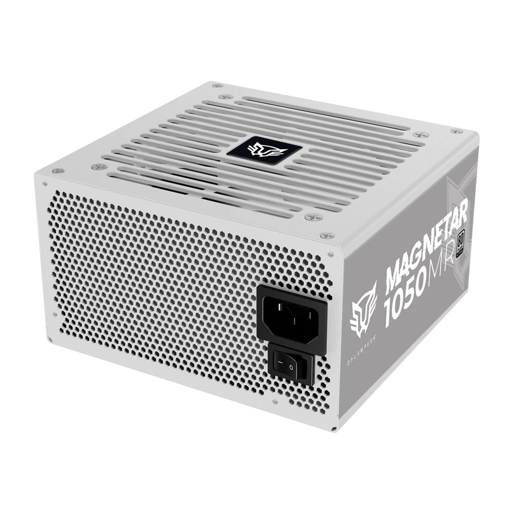 Fuente de Poder Balam Rush Magnetar 1050MRW - 80 PLUS Platinum - Modular - 1050W - Blanco