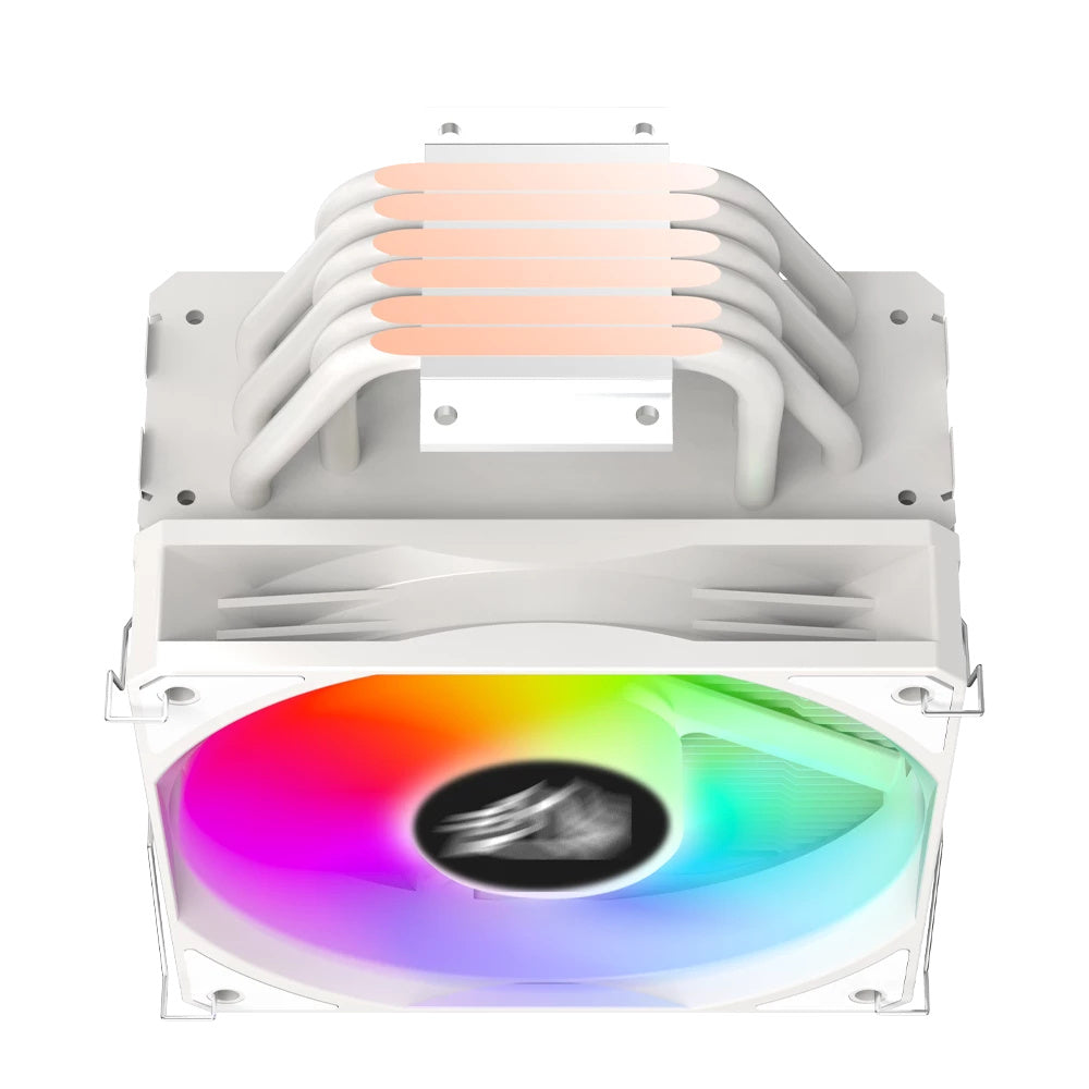 Disipador CPU Balam Rush NITROX NX60W- 120mm ARGB - Blanco