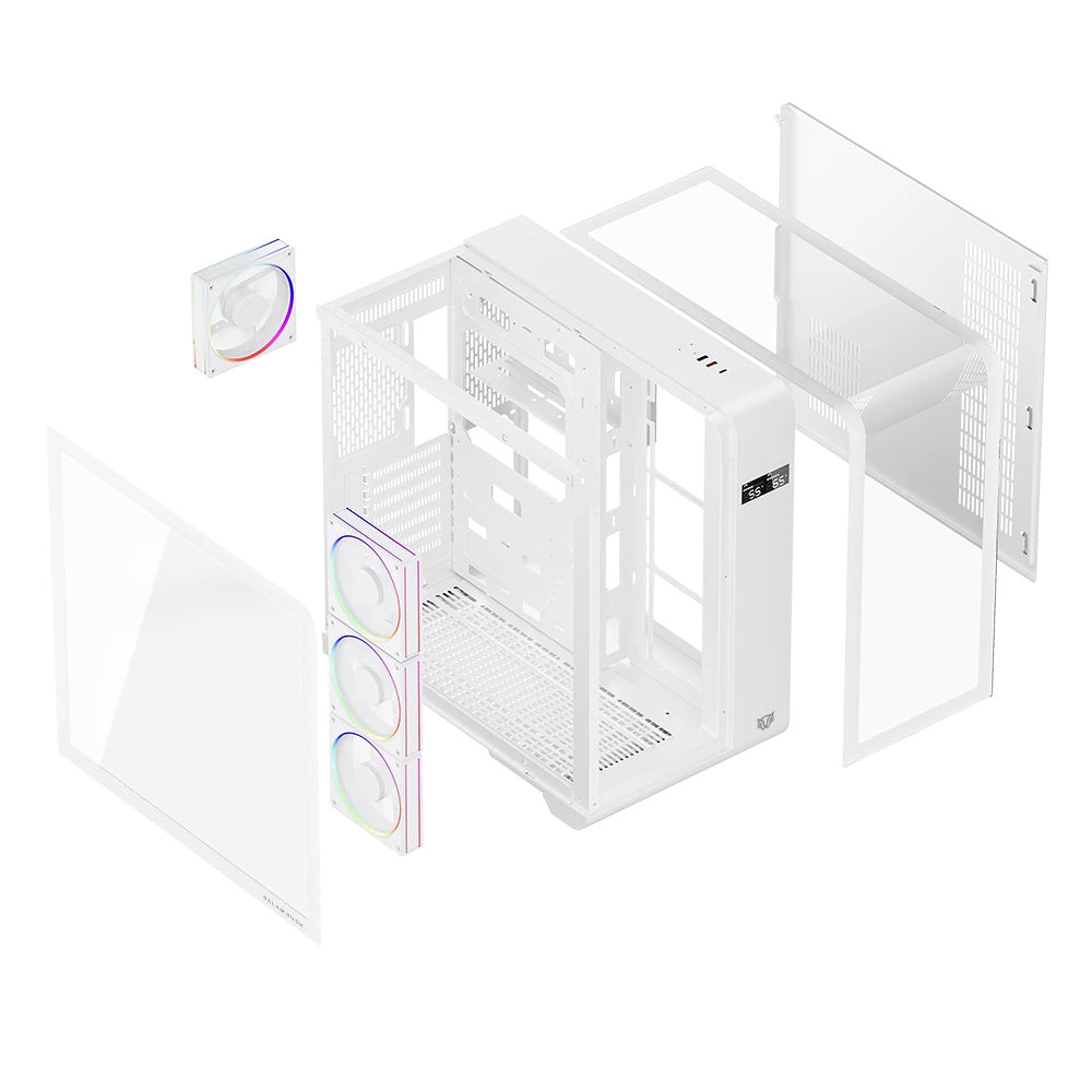 Gabinete Balam Rush Thank Expert Curve 7400- ATX- Blanco