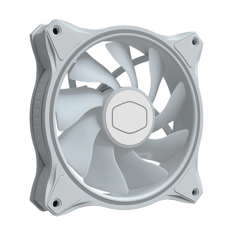 Ventilador Cooler Master MasterFan MF120 RGB 3x 120mm - Blanco