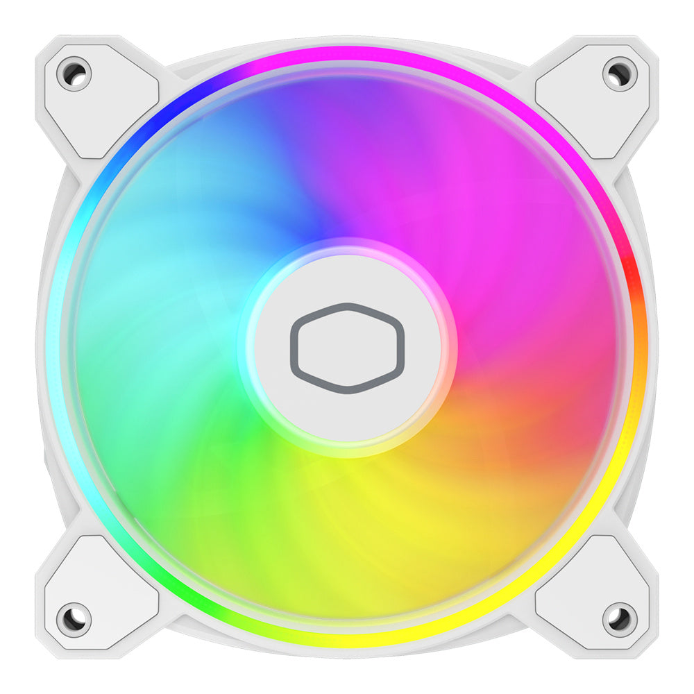 Ventilador Cooler Master Master MasterFan MF120 HALO 2 RGB 120mm - Blanco