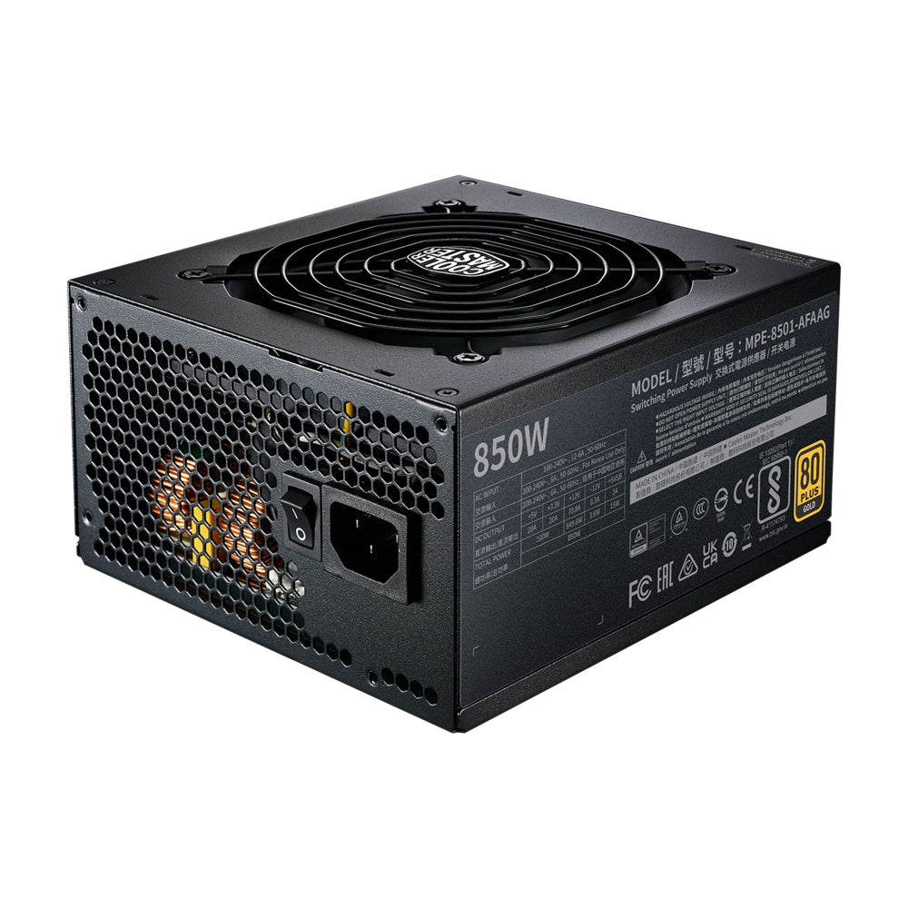 Fuente de Poder Cooler Master MWE Gold 850 - V2 - Full Modular - 850W - GOLD