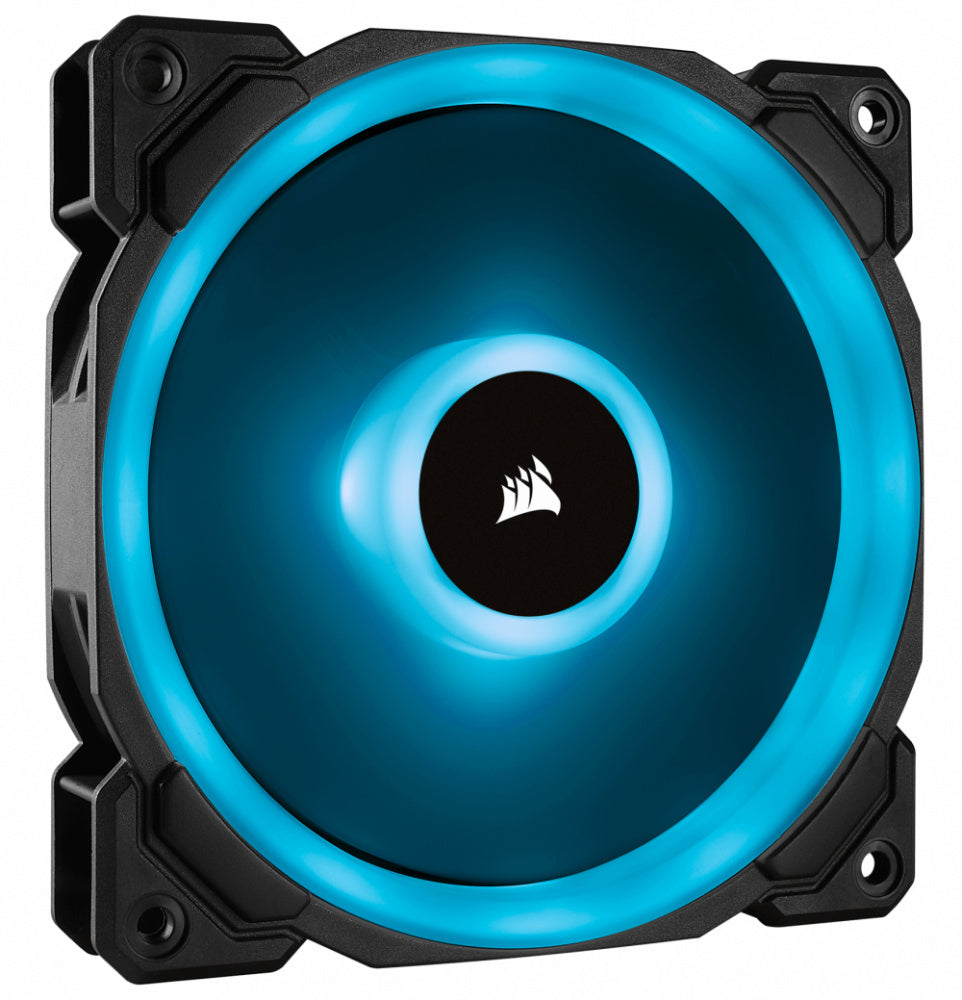 Ventilador Corsair LL120 RGB, 120mm, 600 - 1500RPM, Negro
