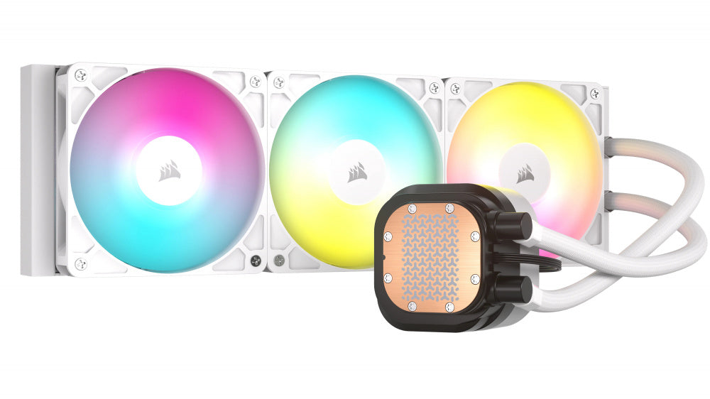 Enfriamiento Liquido Corsair NAUTILUS 360 RS ARGB para CPU- 360mm - Blanco